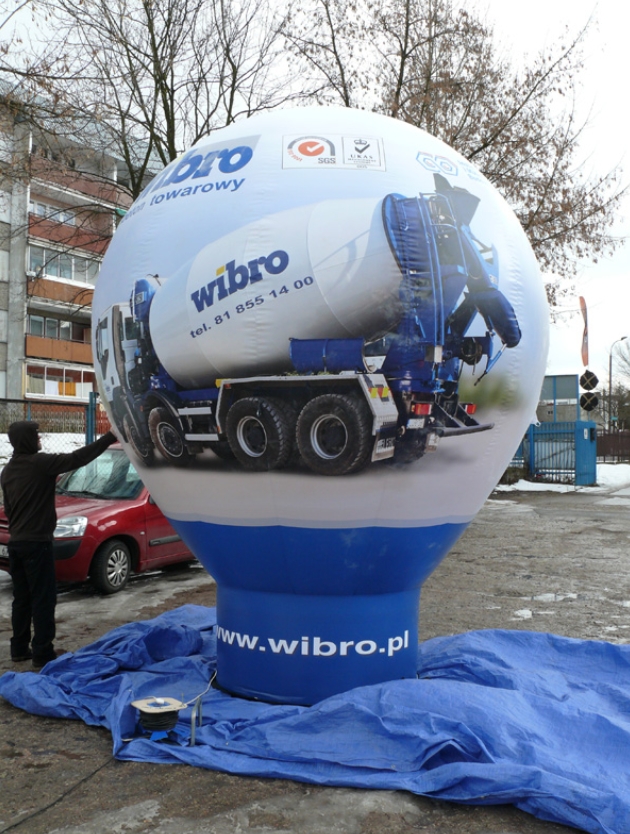 balon reklamowy na powietrze